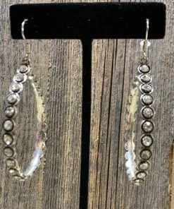 JJs Designs & Boutique Rhinestone Hoop Earrings