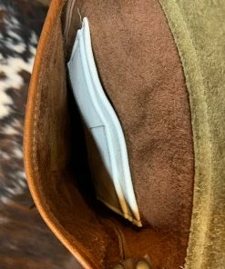 Mosco Creations Leather Flap Cross-Body Purse