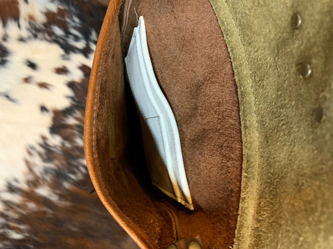 Mosco Creations Leather Flap Cross-Body Purse