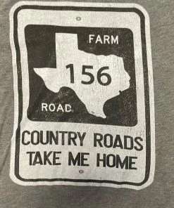 Ranch Swag T-Shirts Country Road 156 V-neck T-Shirt
