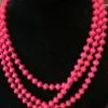 JJs Designs Fuchsia Pink Matte Beads