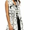 Adore Apparel Dusters - Kimonos Black/White Duster Vest