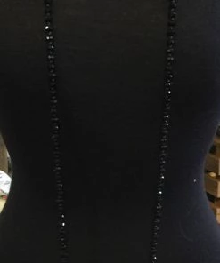 JJs Designs Deep Black Sparkly Beads