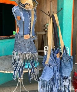 Rochelle Recycled Levi Jeans Purse Bags