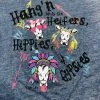 JJs Designs “Hang’n Will Th The Heifers, Hippies & Gypsies” Blue T-shirt