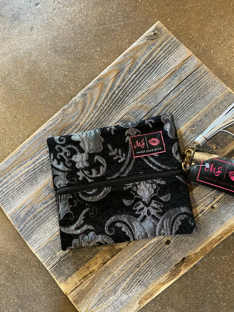 Makeup Junkie Bags Elegant Black Makeup Bag