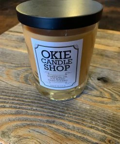 Okie Candle Shop Accessories Whiskey Leather Candle