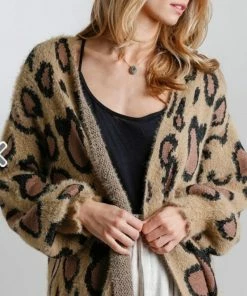 Umgee USA Ladies Cheetah Cardigan
