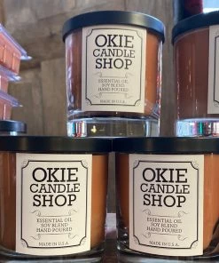 Okie Candle Shop Decor Okie Leather Candles & Melts