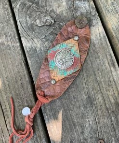 Jo Jo Accessories Leather Bracelets With Concho