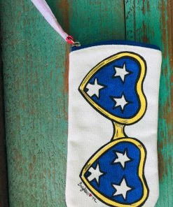 JJs Designs & Boutique American Flag Sunglass Holder Accessories