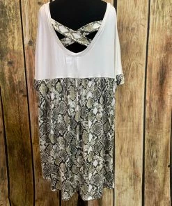 Celeste Snakeskin Tunic -Plus