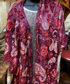 Umgee Velvet Kimono