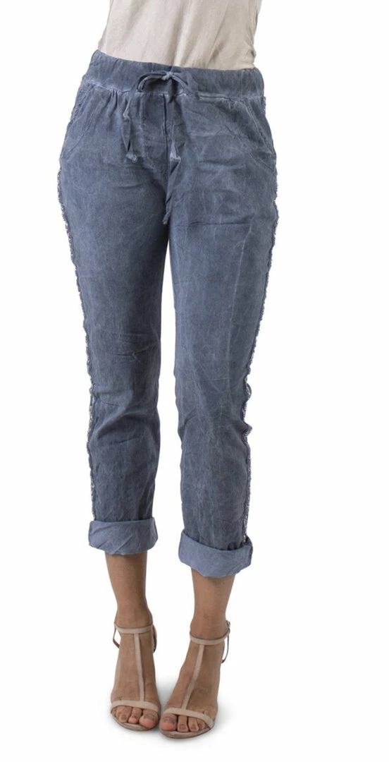 Gigi Moda Bottoms CATERINA COTTON PANTS (6 Colors)