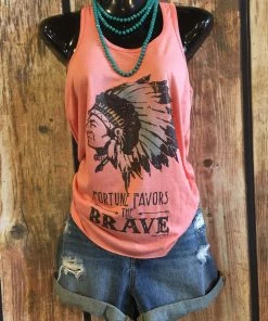 JJs Designs Fortune Favors The Brave Tank