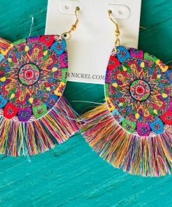 WILDFLOWER Accessories Multi Color Tassel Earrings