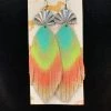 JJs Designs Accessories Feather Leather Earrings
