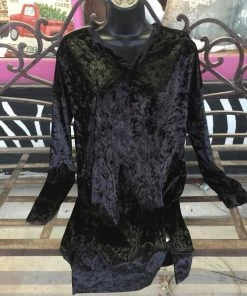 Bellamie Tunics Velvet Black Tunic