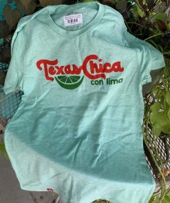 Tumbleweed Tex Styles T-Shirts Texas Chica Con Lima T-Shirt