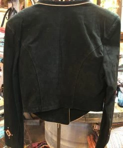 North American Frontier Vintage Pigskin Suede Beaded Jacket (Medium)