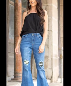 Ladies CAMO L&B BELL BOTTOMS