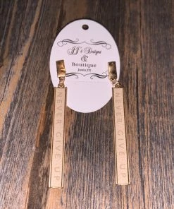 JJs Designs Never Give Up Earrings Accessories