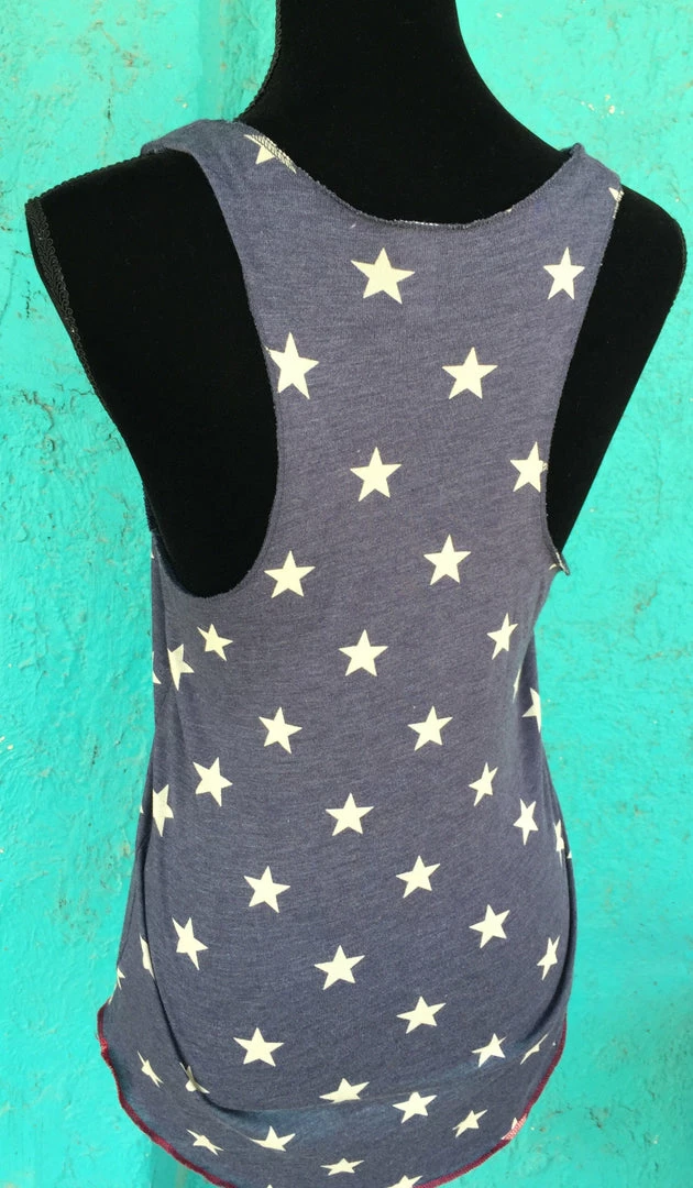 JJs Designs Glitter โMerica Tank Top