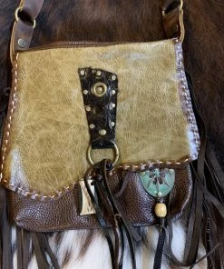 Mosco Creations Leather Flap Cross-Body Purse