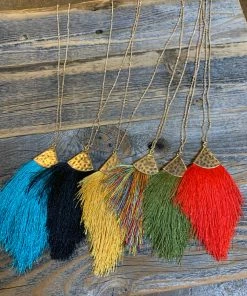JJs Designs Accessories Thread Tassel Necklace