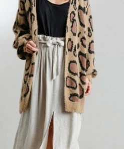Umgee USA Ladies Cheetah Cardigan