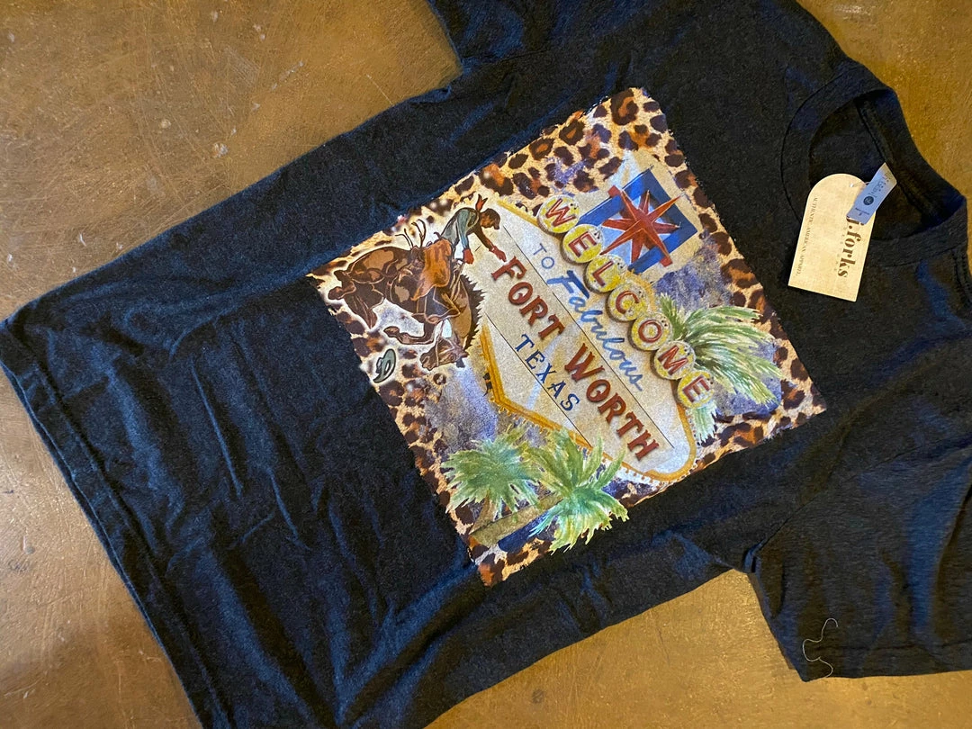 J Forks Designs Accessories Fort Worth NFR Tee