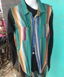 JJs Designs Dusters - Kimonos Serape Vest