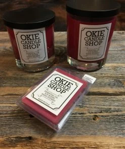 Okie Candle Shop Orangeberry Spice Candles Decor
