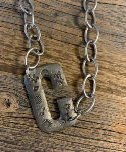 Art By Amy Jewelry Aztec “Initial” Necklace -various