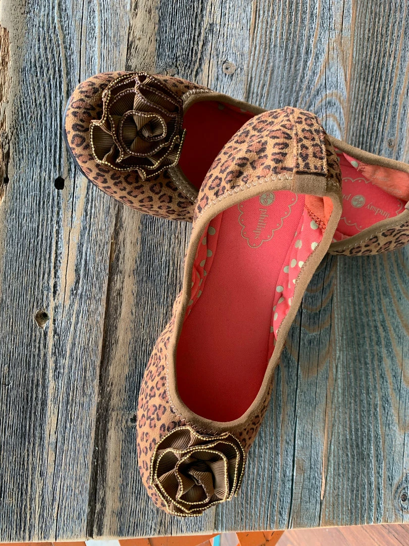 Lindsay Phillips Liz Cheetah Ballet Slipper Ladies