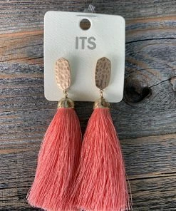 JJs Designs & Boutique Gold Stud W/Tassel Accessories