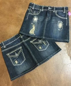 Rock And Roll Cowgirl Ladies Sale ~ Denim Mini Skirt