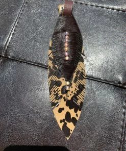 JJs Designs & Boutique Leather Feather Charms