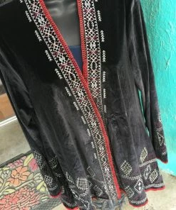 Dusters - Kimonos Adore Velvet Cardigan