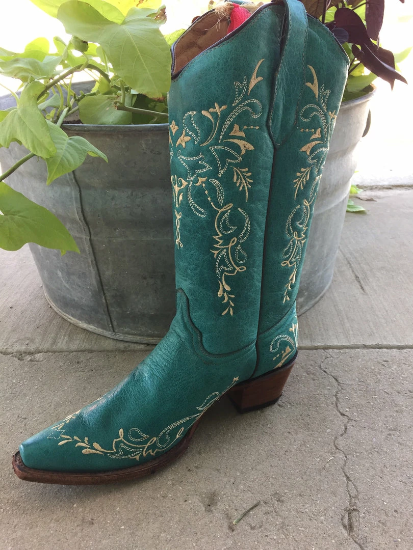 Circle G Turquoise Boot L5148 Boots