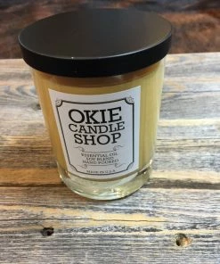 Okie Candle Shop Decor Lemon Sage Candle