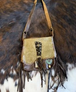 Mosco Creations Leather Flap Cross-Body Purse