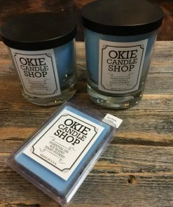 Okie Candle Shop Sun Dried Linen Candles Decor