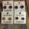 Aurora Swarovski Crystal Halo Earrings Accessories