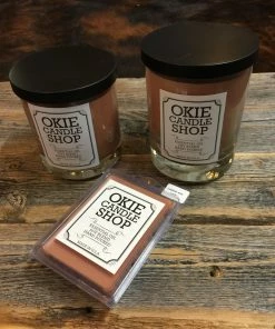 Okie Candle Shop Leather And Lace Candles Decor