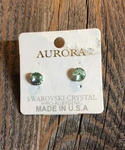 Aurora Accessories Small Swarovski Crystal Earrings