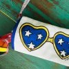 JJs Designs & Boutique American Flag Sunglass Holder Accessories