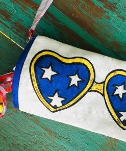 JJs Designs & Boutique American Flag Sunglass Holder Accessories