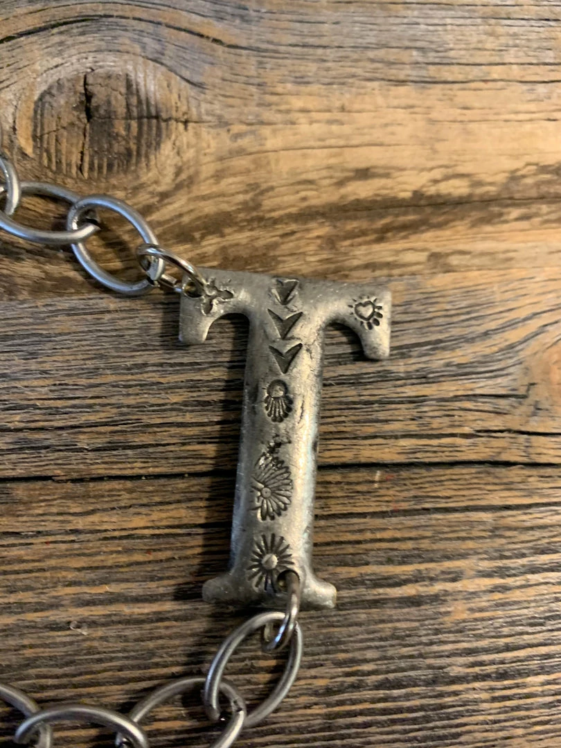 Art By Amy Jewelry Aztec “Initial” Necklace -various