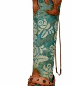 Corral Turquoise Floral Women’s Tall Top Boot Boots